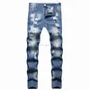 Designer Jeans for Mens Summer New Men's Jeans Trendy Slim Fit Casual Wear Out heren jeans Fashion Pant