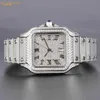 Hip Hop Bust Down Down 41mm Mens Iced Out Brand Honeycomb Configurando VVS Moissanite Watch Hip Hop Ice Out Watch Watch