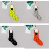 Kvinnliga män Socks Designer Stocking Classic Letter BA Bekväm andningsbar bomull Högkvalitativ mode 8 slags färgfrihet att välja