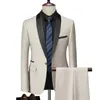 Costumes pour hommes Men de mariage fête trois pièces pantalon veste ensemble de grande taille 6xl pantalon de couche de blazer masculin