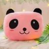 Nieuwe kleurrijke Radiant Panda Pillow Plush Toy Giant Panda Doll Night Glow Pillow Valentijnsdag Gift Groothandel