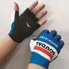 Soudal Quick Step Road Bike Gloves Half Finger Breathable anti slip and shockabsorbing Bicycle Cycling 240402