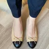 Fashion Comfort Flats Designer Heels Chaussures Loafer Channel Sandals Ladies Chaussures Poupe de mariage Ballet Flats Designer Sandales Taille 35-41