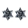 Stud Earrings Retro Horus Eye Six Pointed Star Punk Men's Hip Hop Personality Women's Rock Party Jewelry