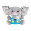 Bambini bambini musical per dormire comfort elefanti animali da bambola della bambola del vivaio rilassante morbido peluche di peluche