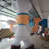 wholesale 5mH Giant Standing Inflatable Cook Model Inflatable Chef Character with Pizza for Restaurant Promotions Opening