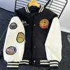 Milan High Baseball Coat Herren Womens Sticked Frühlings- und Herbst Amerikanische Modemarke Loose Street Pilot Jacke Top