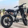 Elektro Velosiped 20 inç 48V 500W Fatbike Z8 Lady Electric Bisiklet Tam Süspansiyon