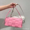 Кирпичная вафельная сумка соткан