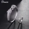 Donia Jewelry Luxury Bangle Party European and American Fashion Large Classic Animal MicroinLaidジルコンブレスレットリングセット3282281