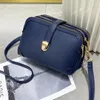 Sac Couleur solide sac à main pour femmes multiprices en cuir souple épissé de luxe en cuir souple