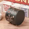 Ljusstakar Creative Christmas Candlestick Iron Hollow Snowflake Holder Merry Party Decorations for Home Table Ornaments