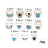 Кластерные кольца Bohemia Цветочный розовый сердце Crown Cranked Set Set Fingle Multycolor Crystal Gems Кольцо для женщин