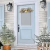 Decorative Flowers Cordless Home Wreath Decoration Christmas Front Door Holiday Wall Window Hanging Indoor 12 In