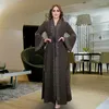 Suknie ślubne z ubrania etnicznego dla kobiet Dubai Elegancka muzułmańska abaya imprezowa sukienka z długim rękawem Abayas Turkey Islam Kaftan Arabic Srabe Vestidos