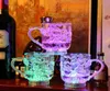 Mughe a LED Dragon Cup Blowing Glass Wine Beer Blashing Mug Mugh Coffee Milk Tea Whisky Bar Regola da viaggio 9895916
