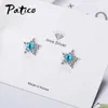 Orecchini per borchie Top Vendeur Luxury Women 925 Sterling Silver Fashion Earring Star CZ Cubic Zircon per gioie di gioielli