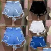 Womens Jeans 2023 Designer Summer Women Denim Shorts Plus Size 3Xl Fashion Ripped Vantage Short Pants Wholesale Clothes Casual Trendy Dhjgp