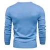 Mens Sweaters 2021 New Winter Thickness Plover O-Neck Solid Color Long Sleeve Warm Slim Sweater Pl Male Clothing G221010 Drop Delivery Otmcf