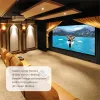 High Quality Fixed Frame Projector Screen 16:9 HD 3D 4K 8K Projection with Home Cinema Woven Sound Transparent Projector Screen