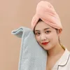 Femmes de serviette cheveux longs à séchage rapide à séchage en microfibre serviette de douche pour la dame turban girl