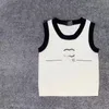 Tanks de mujer Top de tanques de lujo Diseñador de camisetas sin mangas de verano Tendencia de moda de algodón puro Camas de mangas de alta calidad