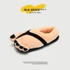 Zapatillas Novelty las chanclas personalizadas de la pareja de la pareja zapatillas de invierno para hombres sandalias de algodón de algodón para mujeres suaves y cómodas