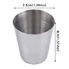 Tumblers 30ml 6PCS Outdoor S Glasses For Vodka Practical Travel Stainless Steel Cups Set Whisky Wine With Case Portable