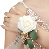 Fleurs décoratives 4 PCS Bands de fleurs de poignet bracelet à main