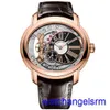 AP mecánico Mundial Millennium Serie 18K Rose Gold Mechanical Mens Watch 47 mm Swiss Watch Luxury Watch 15350or.oo.d093cr.01