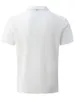 자수 낙타 하이 엔드 얼음 실크 탄성 폴로 셔츠 여름 티셔츠 트렌디 한 통기성 비즈니스 짧은 슬리브 럭셔리 탑 240401