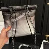 Klassisk designväska Luxurytote Women Purse Mini Shoulder Bag Diamond Mönster quiltad stor kapacitet Handväska Högkvalitativ Vintage äkta läder blixtlås på väska