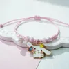 Versão coreana criativa de pulseiras artísticas para casais com pulseiras frescas de pulseiras de alta beleza de cerâmica e pulseiras populares versáteis