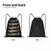 Sacs à provisions personnalisés Spitfire à crampons sac à dos Lightweight Fighter Plan War Pilot Aircraft Airplane Gym Sports Sackpack Sacks