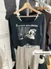 Kadın Tişörtleri Tatlı Kadınlar Tek Omuzlu T-Shirt Bahar Moda 2024 Bayanlar Uzun Kollu Slim-Fit Pamuk Taban Üstü