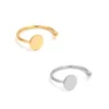 DIY персонализированное кольцо из нержавеющей стали Японское и корейское простые кольцевые модные кольцевые кольцевые аксессуары