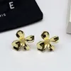 Designer Celiene Jewelry Celins Saijia Celis New Gold Flower Earrings Art French Small and Fresh Versatile Petal