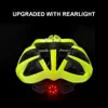 Superide Outdoor Road Bike Mountain Helmet With Rearlight Ultralight DH MTB Bicycle Sports Riding Cycling 240401