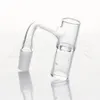 Full Weld Beveled Splash Guard Quartz Banger Smoking accessories Terp slurper with 2PCS Tourbillon/ Spinning Air Holes for DAB Rig Water Pipe