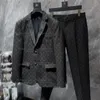 Designer man kostym blazer jackor rockar för män stylist fullbrev broderi långärmad avslappnad fest bröllop kostymer blazrar