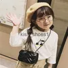 Metal Letter Kids Girls Handbag Fashion Pu Children Bag Bag Girl Baby Messenger Bag Designer Mini Coin Purse