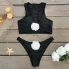 2024 Bikini Split Swimsuit Dames 3D Bikini Sexy Set
