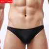 Трусы Soutong Sexy Mensebear Shorks Calzoncillos hombre проскальзывает Cueca Gay Nylon Ice Transparent