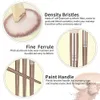 1/20pcs Makeup Set Professional Super Soft Detail Blush High Lighter Foundation Corpeau Doeshadow Brush Women Beauty Tool