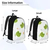 Backpack Student Bag Leuke kikker ouder-kind lichtgewicht paar laptop