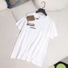 Camisetas masculinas camisetas masculinas designer camisa branca de moda casual shorts de verão de verão