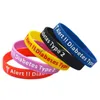 Jelly 1Pc Diabetes Type 2 Sile Rubber Wristband Carry This Mes As A Reminder In Daily Life Drop Delivery Jewelry Bracelets Dhlpg