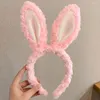 Hair Accessories Cute Girls Makeup Plush Female Costume Prop Women Headband Ear Hoop Korean Style