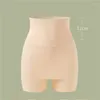 Women's Panties Ice Silk High Waist Women Tummy Control Seamless Shorts Double Layer Under The Skirt Boxer Safety Pants Shapewear