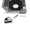 Behuizing 9,5 mm 12,7 mm aluminium 2e seconde HDD Caddy 9,5 mm SATA 3.0 voor 2,5 'SSD DVD CDROM Bekleding Adapter Hard Disk Drive Drive Drive